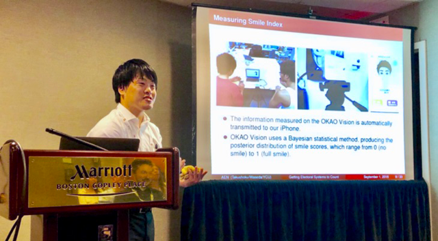 APSA(アメリカ政治学会)で論文を発表中の遠藤先輩