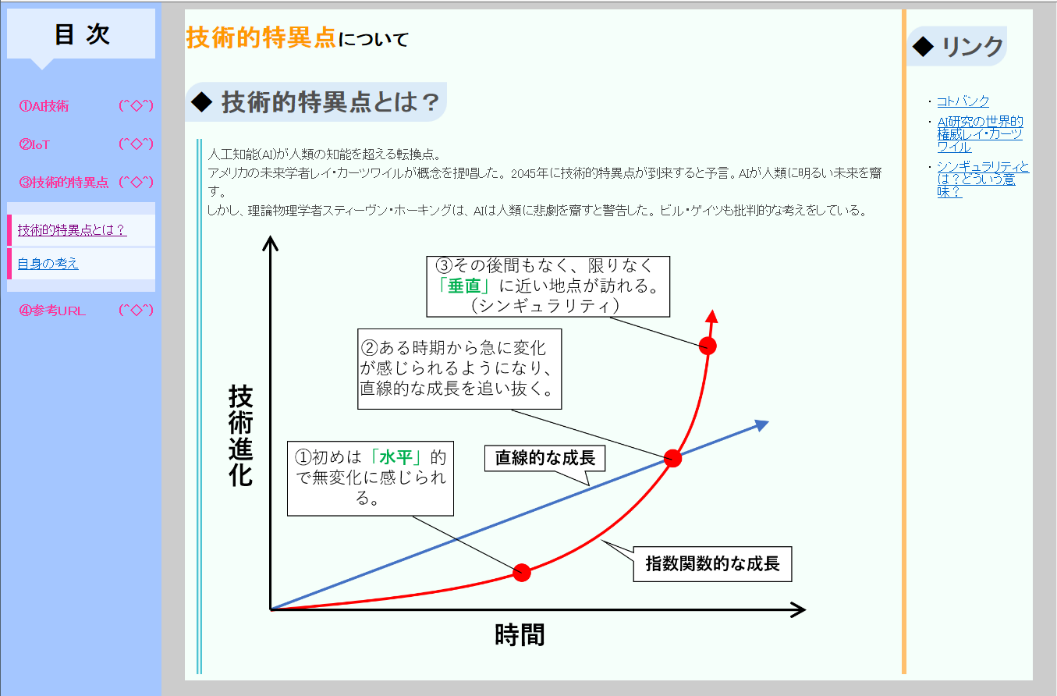 経済学科2年 横尾隼士発表 シンギュラリティ