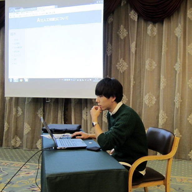 JavaScriptによるプログラミング発表:経済学科3年 麦足康太
